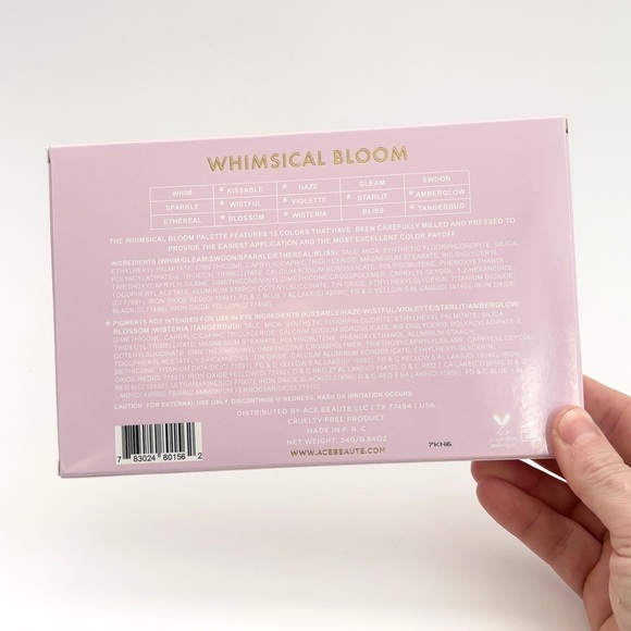 NWT ACE BEAUTE Whimsical Bloom Eyeshadow Pallette - Picture 5 of 12